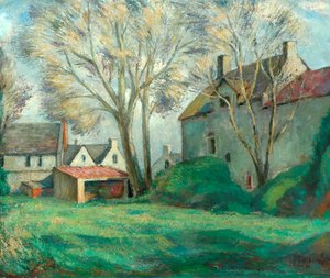 コッツウォルド農場、1924 作： Alfred Thornton